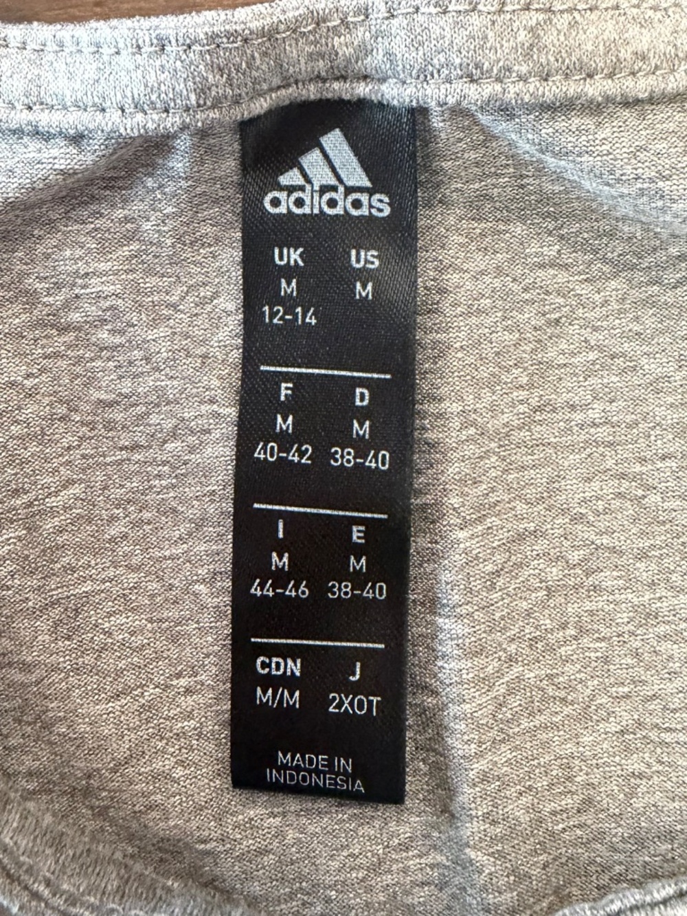 Adidas Women's Gray Athletic Tank, Black & White Straps, Size Medium - Picture 8 of 11